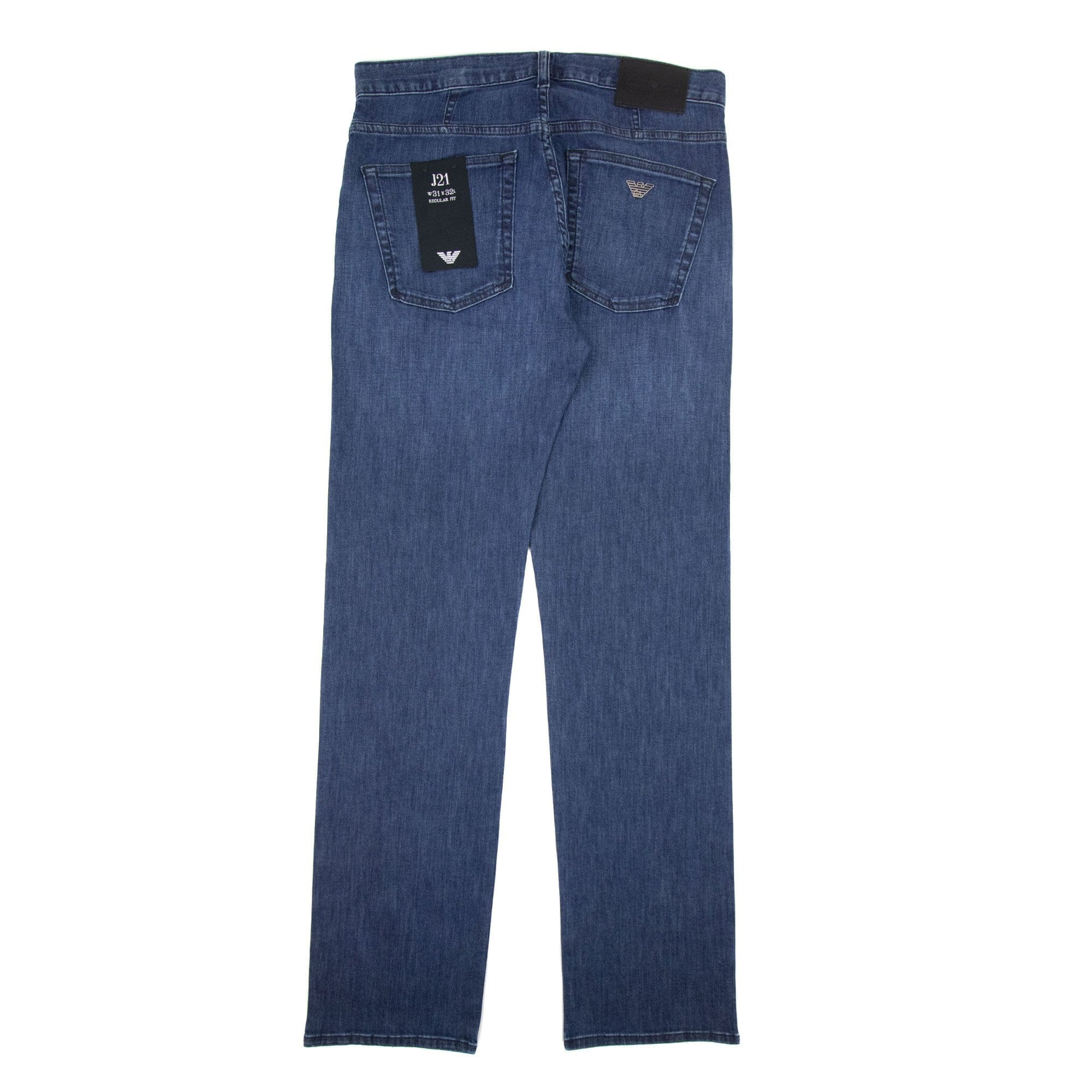 Emporio Armani J21 Regular Fit 5 Pocket Jean Denim Blue 0943