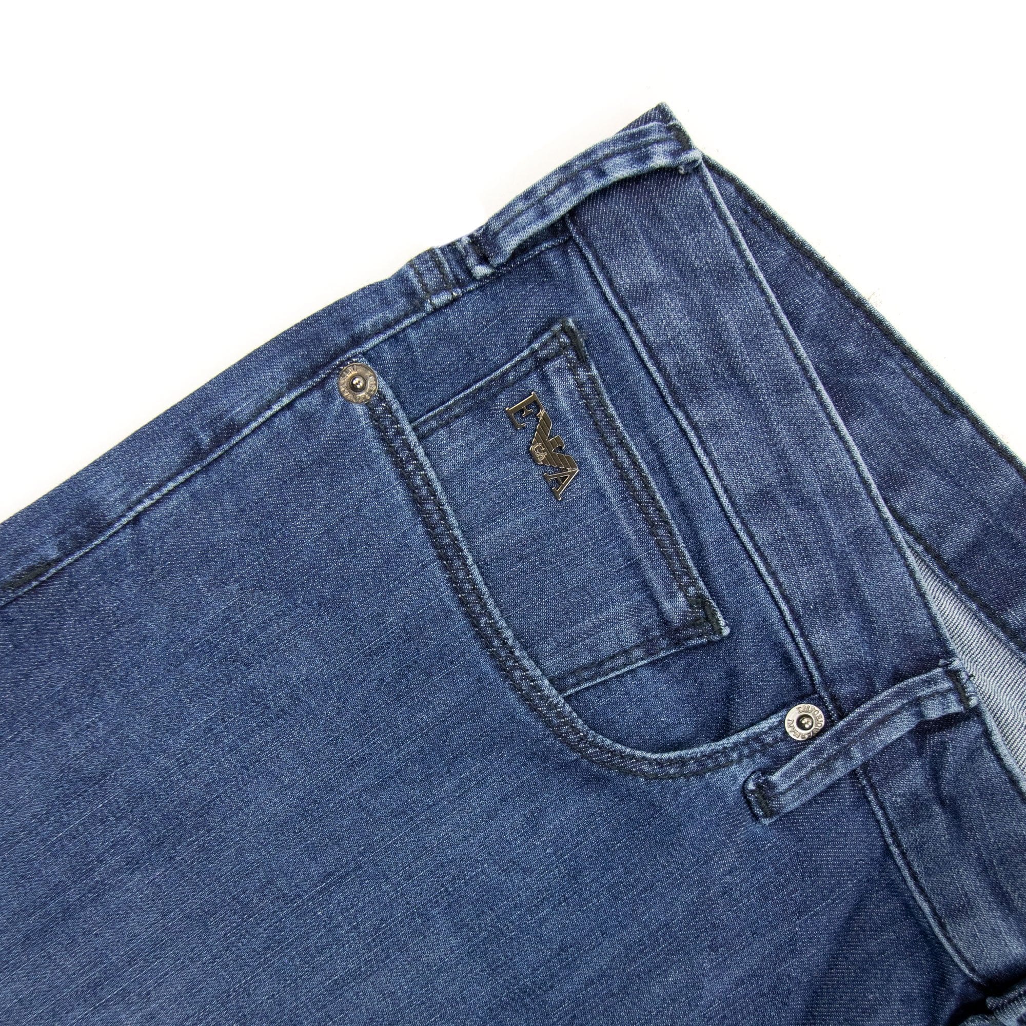 Emporio Armani J06 Light-wash Slim-fit Denim Jeans Denim