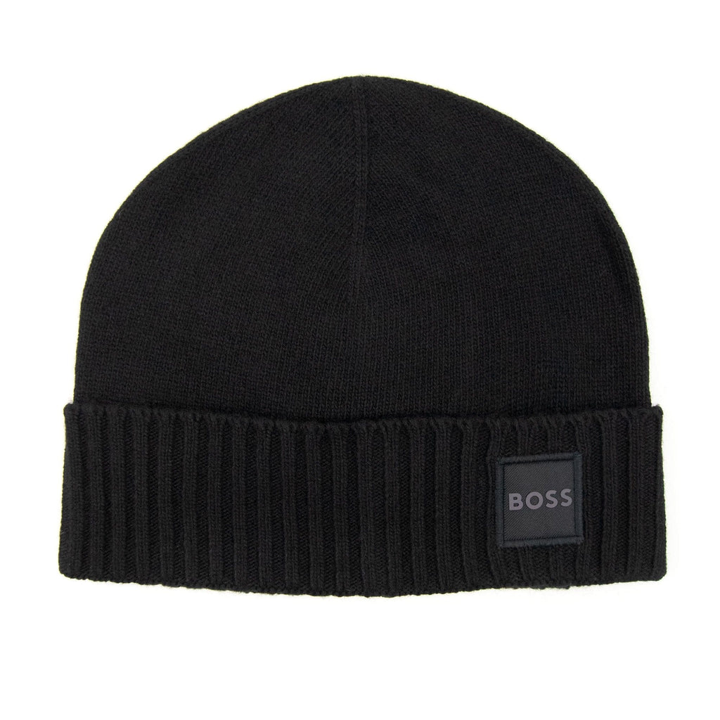 Hugo Boss Kaios Knitted Beanie Black 001