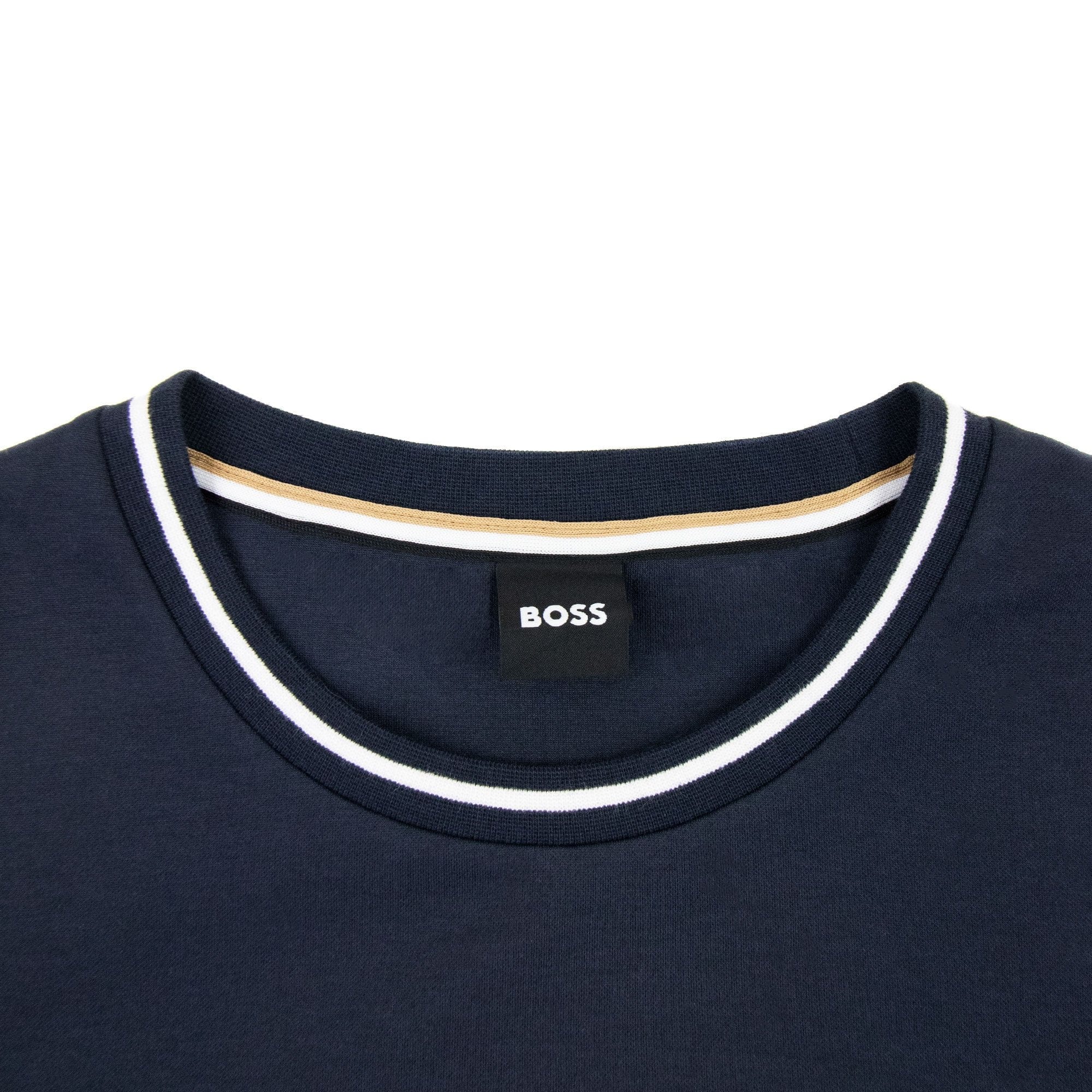 Hugo Boss Contrast Insert Logo Tracksuit Sweatshirt Dark Navy 403