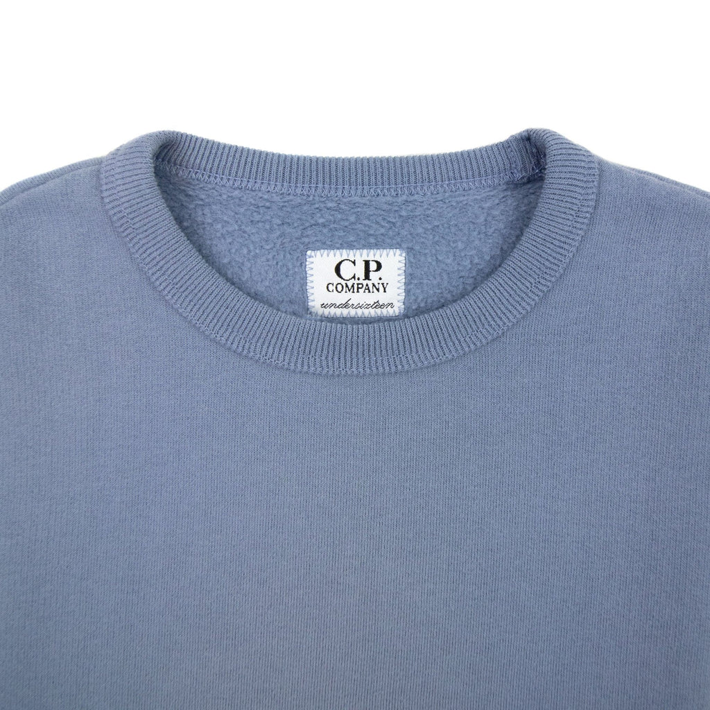 Cp Company Undersixteen Lens Fleece Sweatshirt Blue