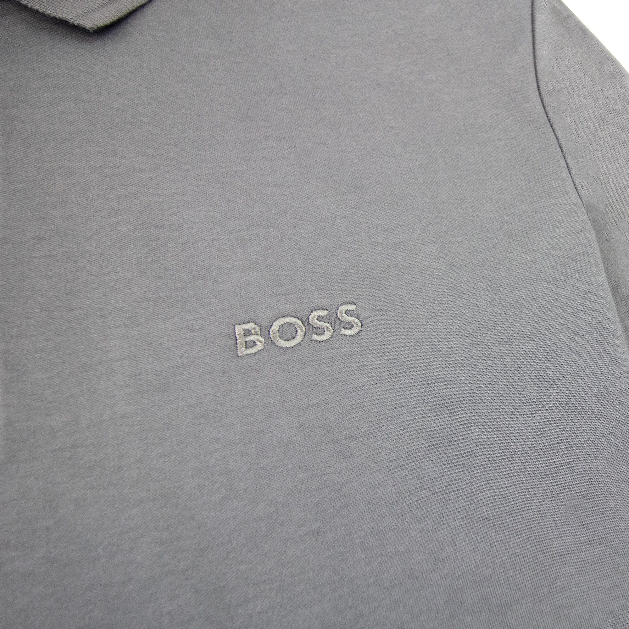 Hugo Boss Pirol Regular Fit L/s Polo Dark Grey 021