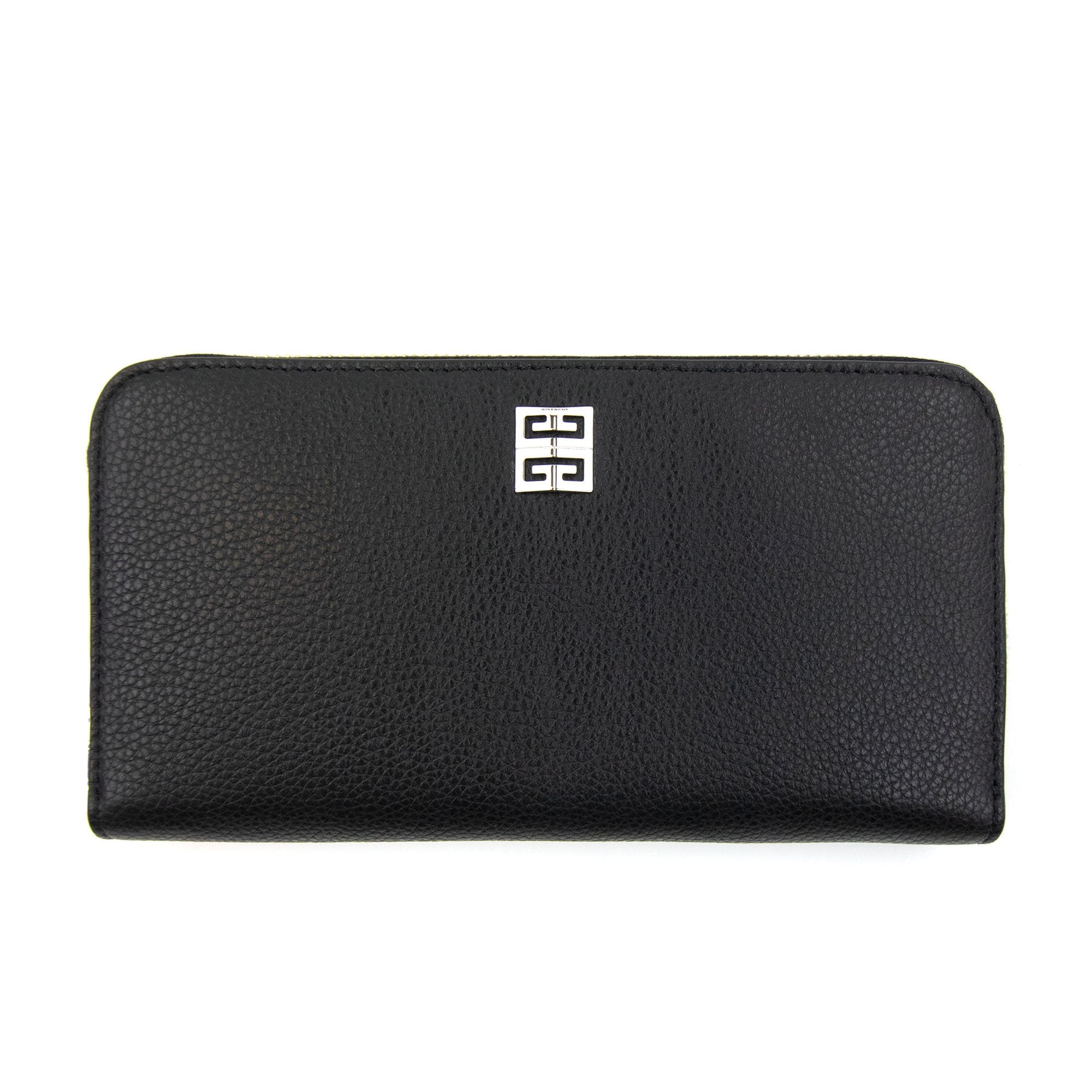 Givenchy Long Zipped Leather Wallet Black