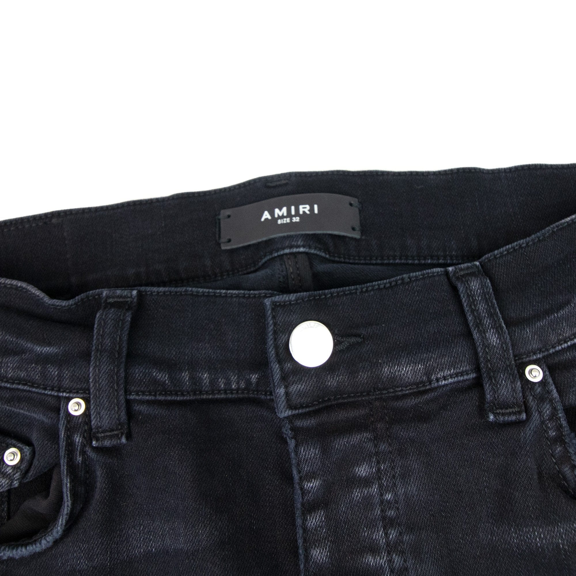 Amiri Bandana Mx1 Jean Aged Black