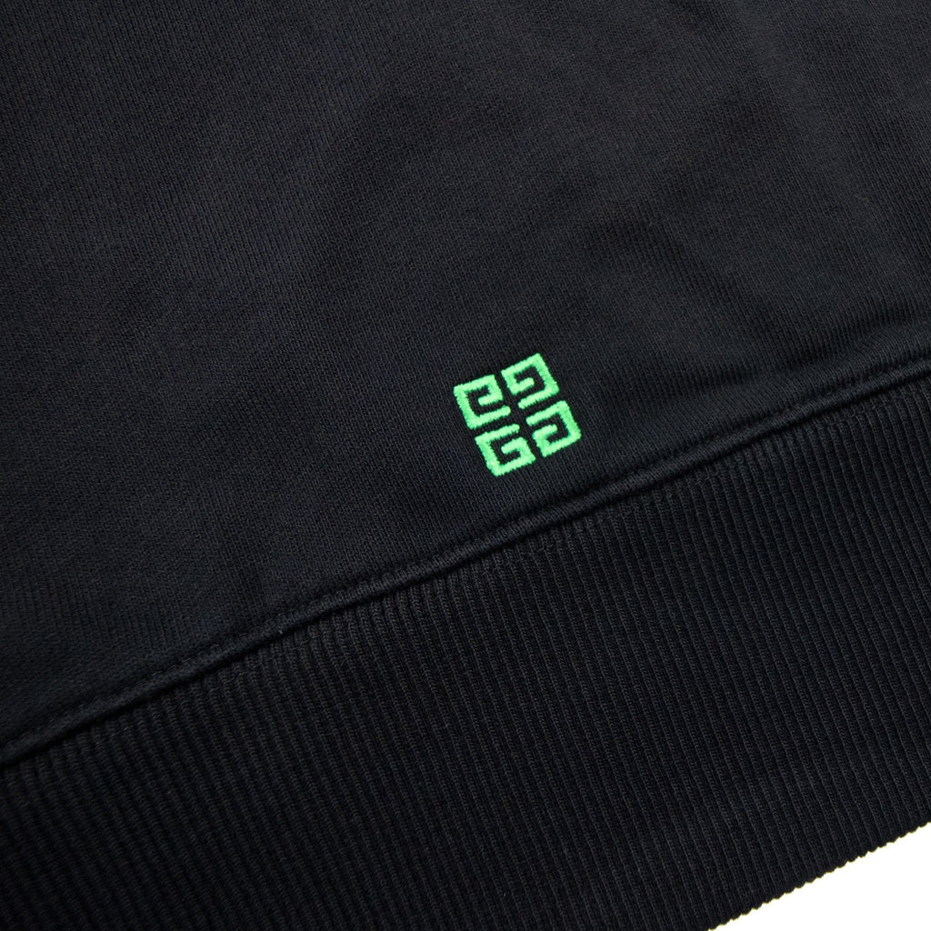 Givenchy Givenchy Embroidered Multi Colour Sweat Black