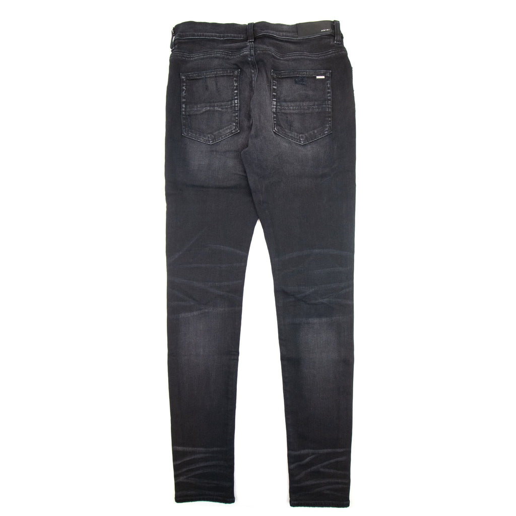 Amiri Ultra Suede Mx1 Jean Aged Black
