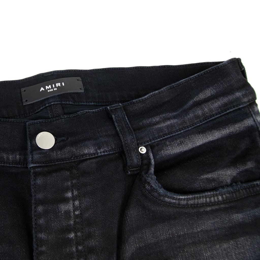 Amiri Ultra Suede Mx1 Jean Aged Black
