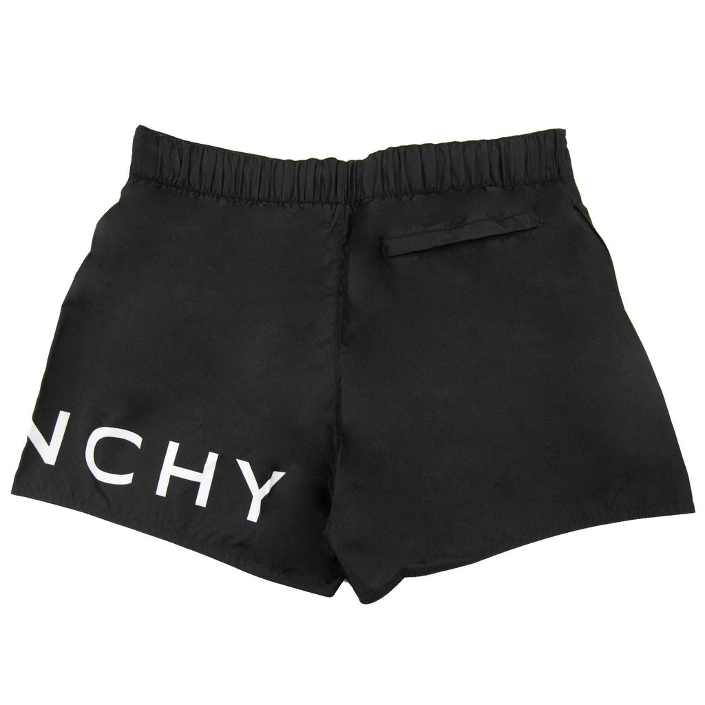 Givenchy Swim Shorts In Givenchy 4g Nylon Black