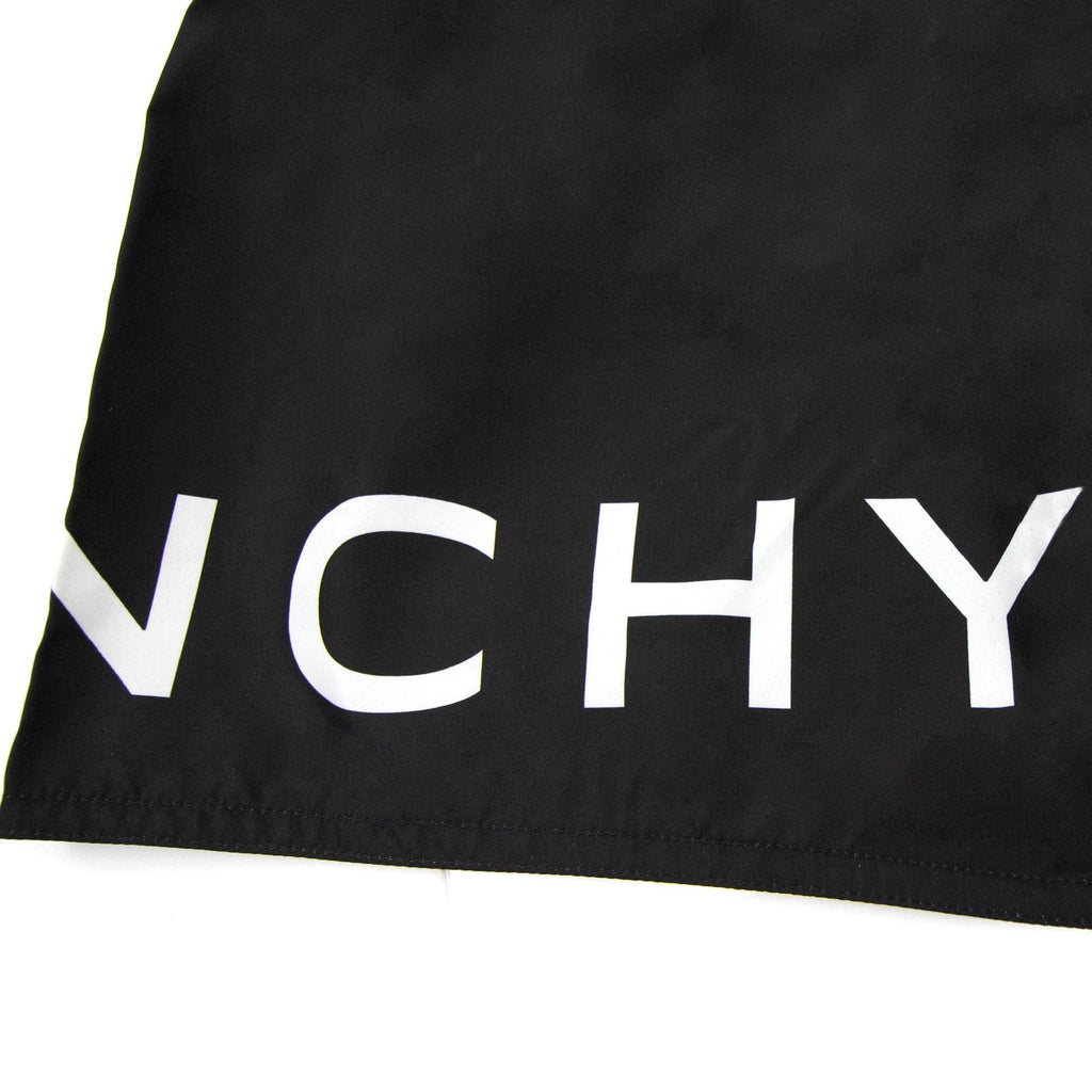 Givenchy Swim Shorts In Givenchy 4g Nylon Black