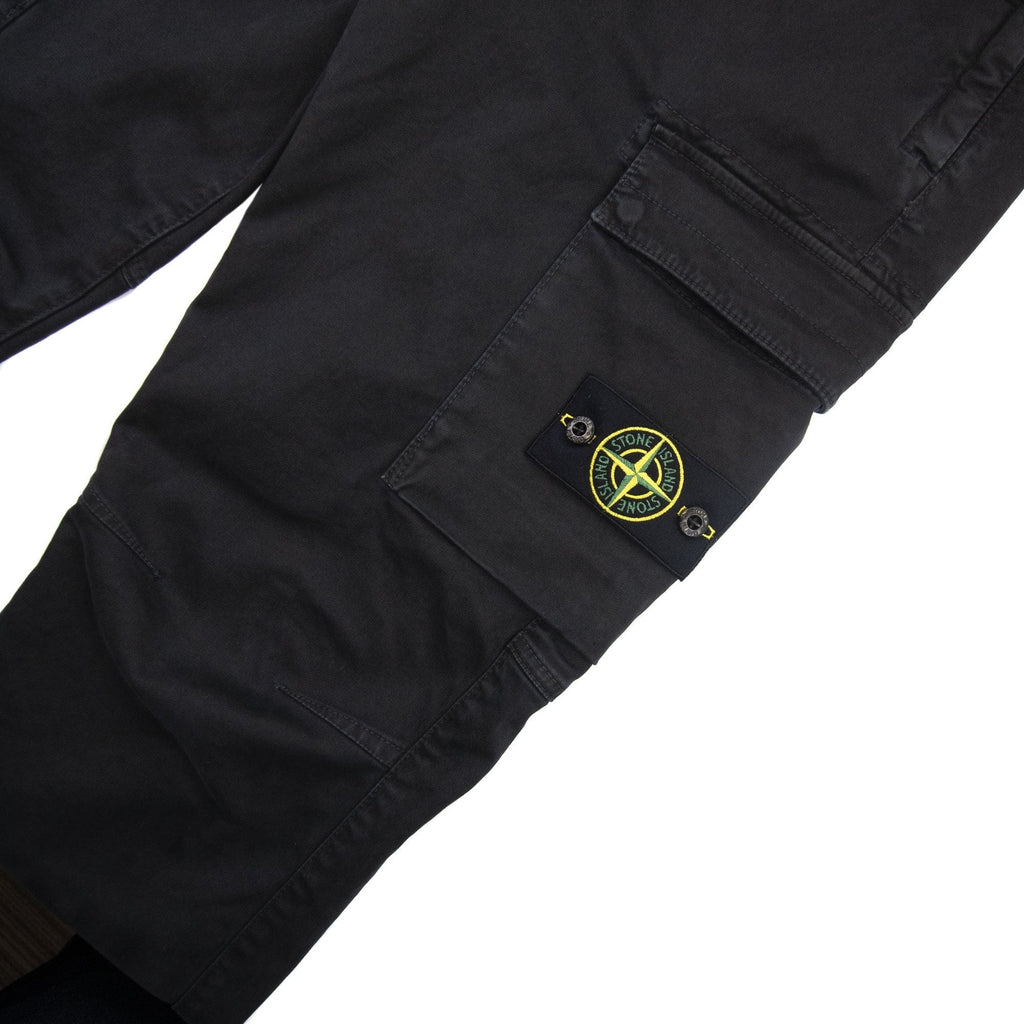 Stone Island 313l1 T.co+old Cargo Trousers Black V0029