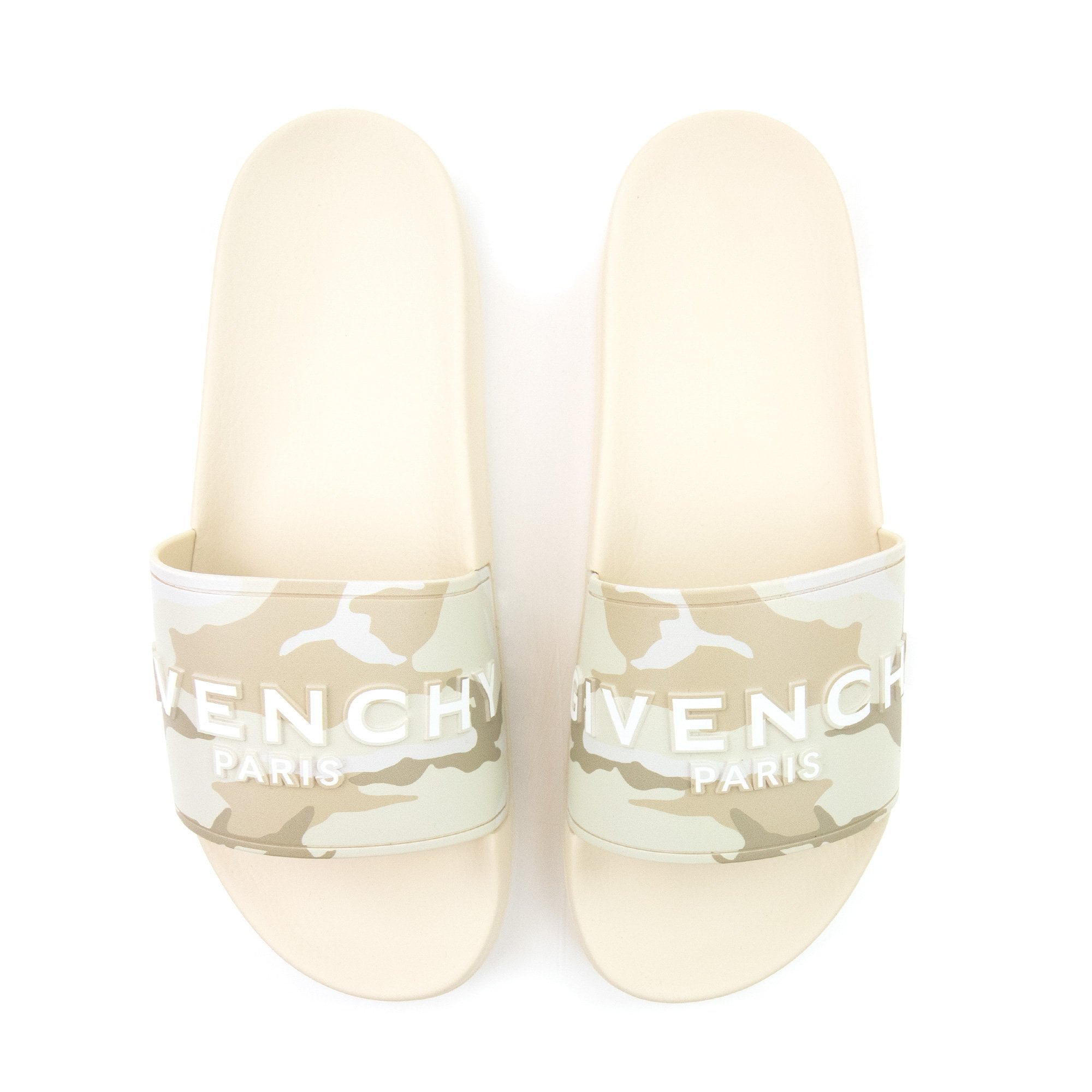 Givenchy Givency Camo Slides Beige