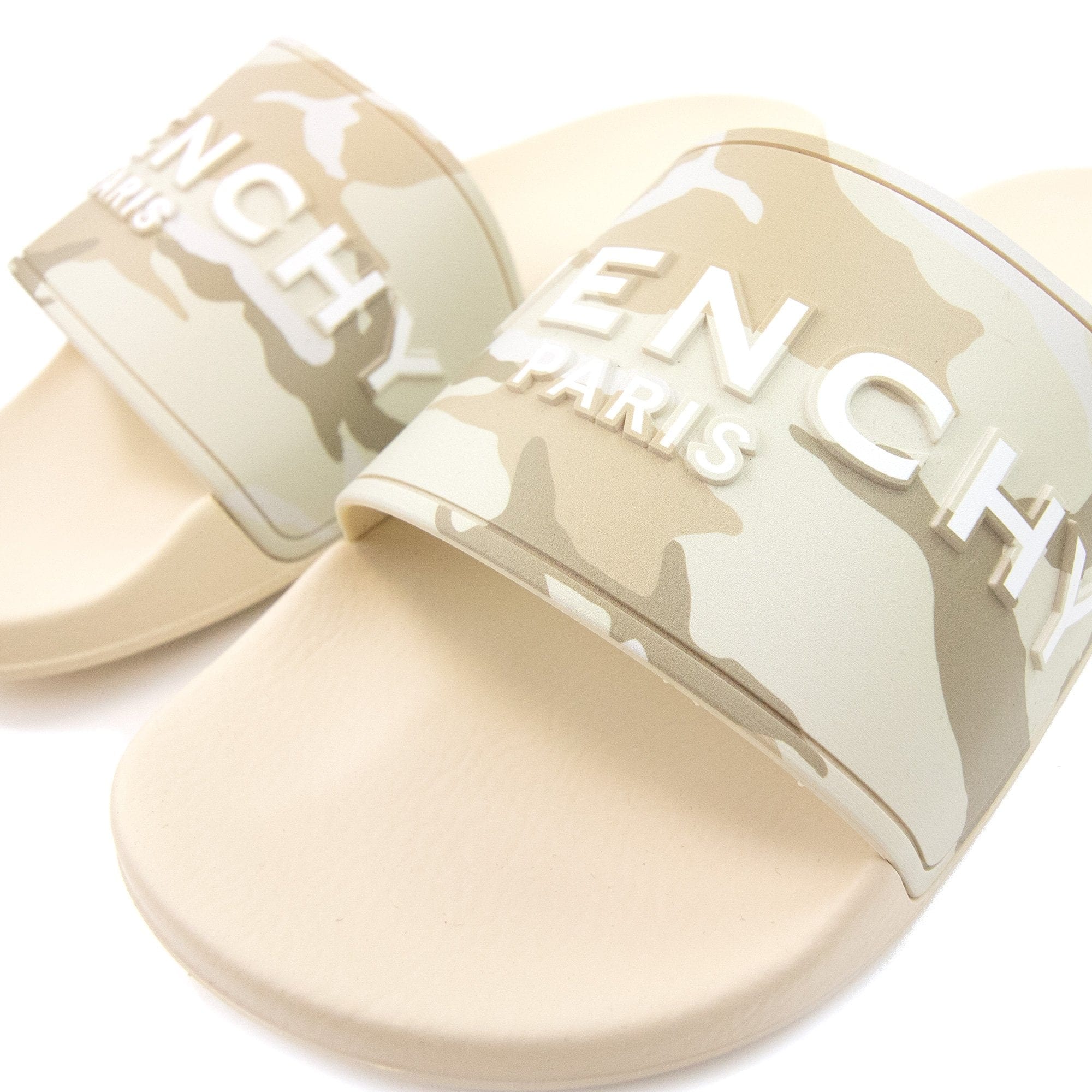 Givenchy Givency Camo Slides Beige