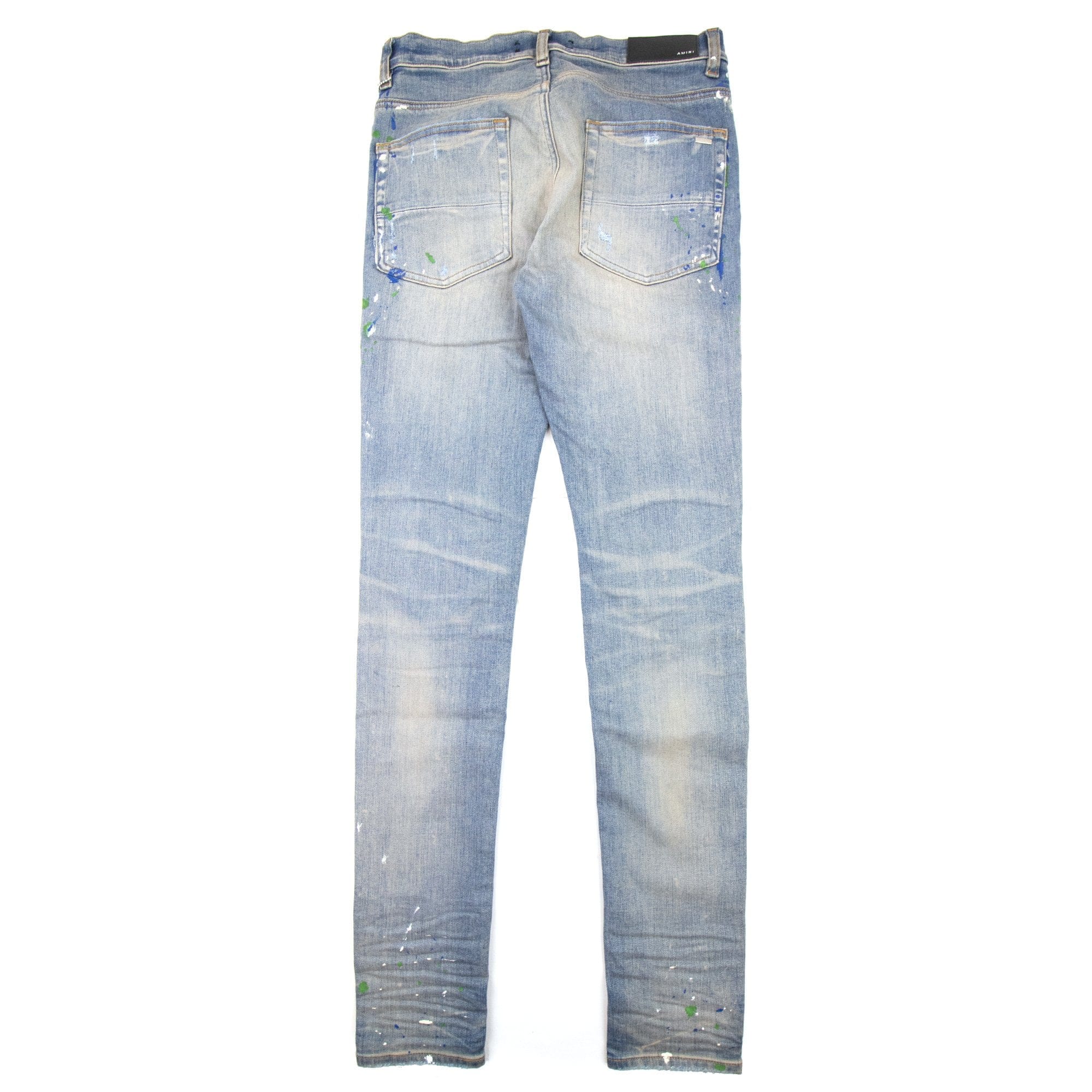 Amiri Paint Splatter Mx1 Jean Clay Indigo IO2