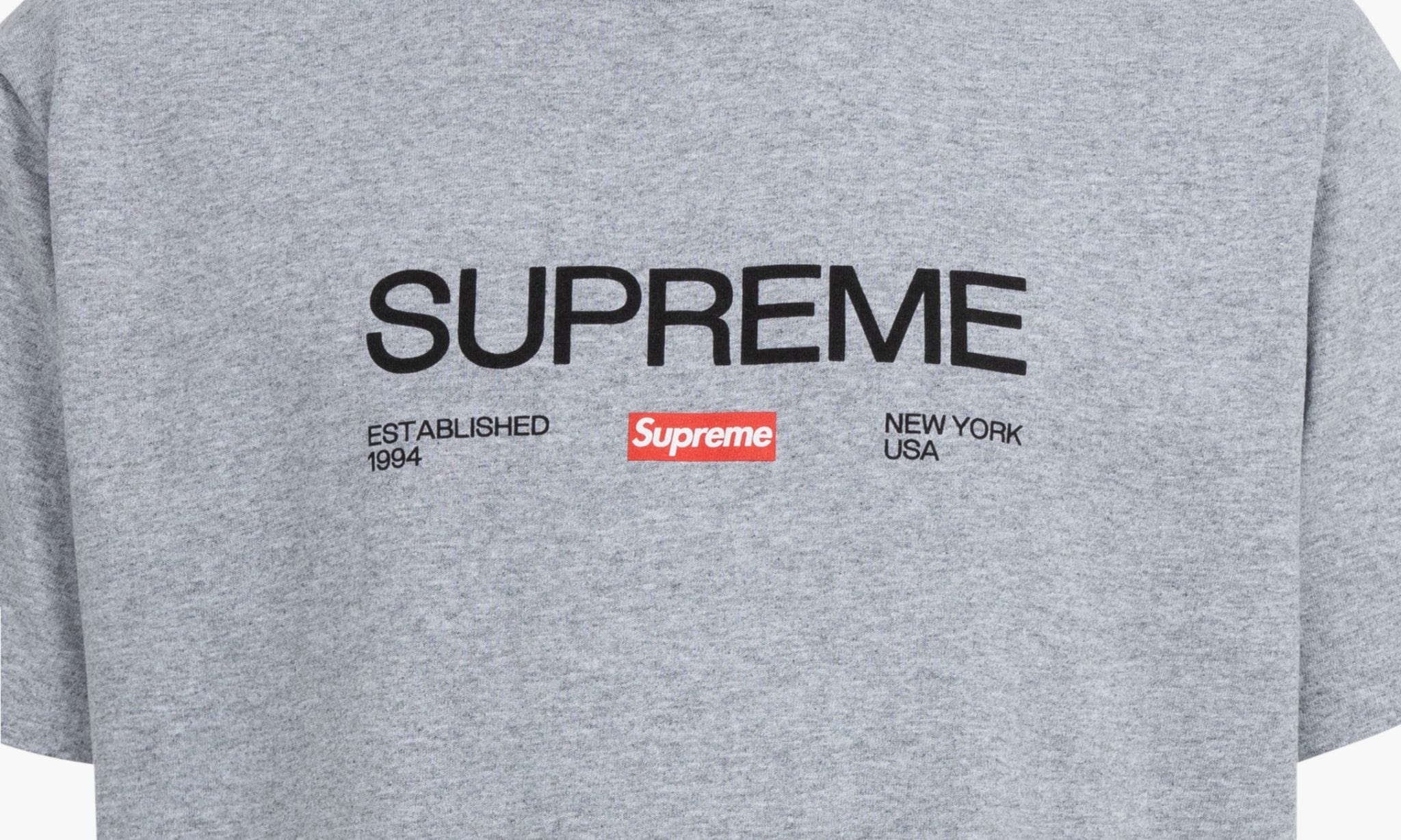SUPREME EST.1994 TEE GREY