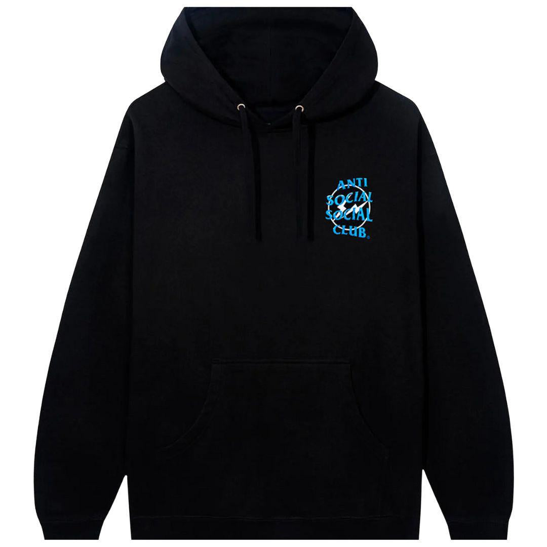 ANTI SOCIAL SOCIAL CLUB X FRAGMENT PRECIOUS PETALS HOODIE BLACK/BLUE