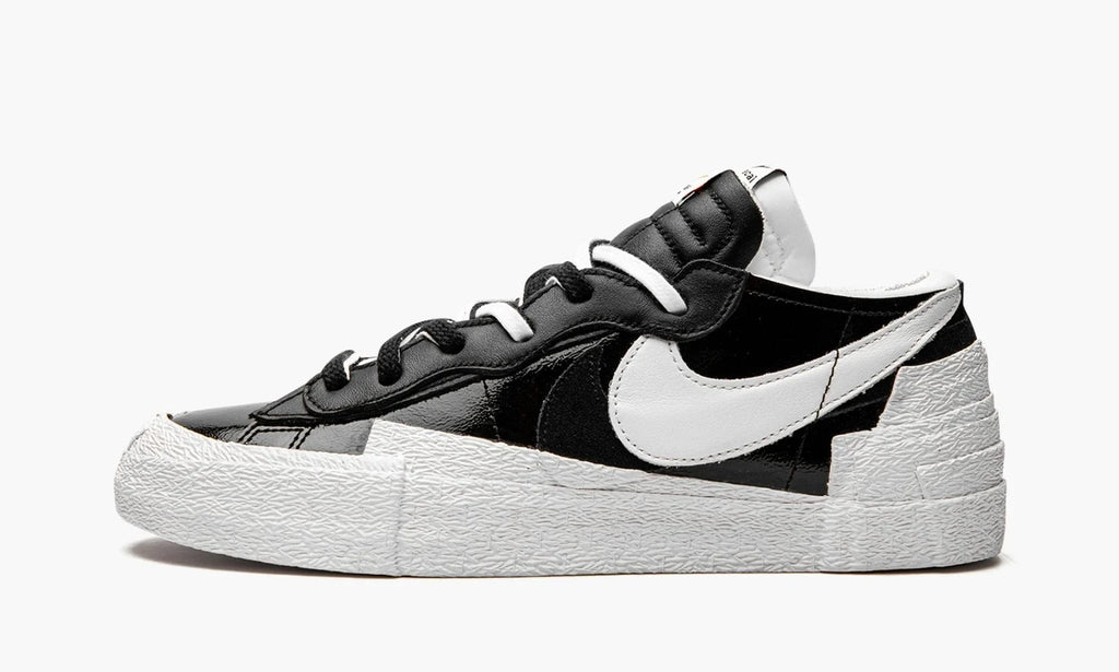 NIKE BLAZER LOW SACAI BLACK PATENT LEATHER
