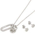 Michael Kors Silver Tone Two Piece Jewellery Set