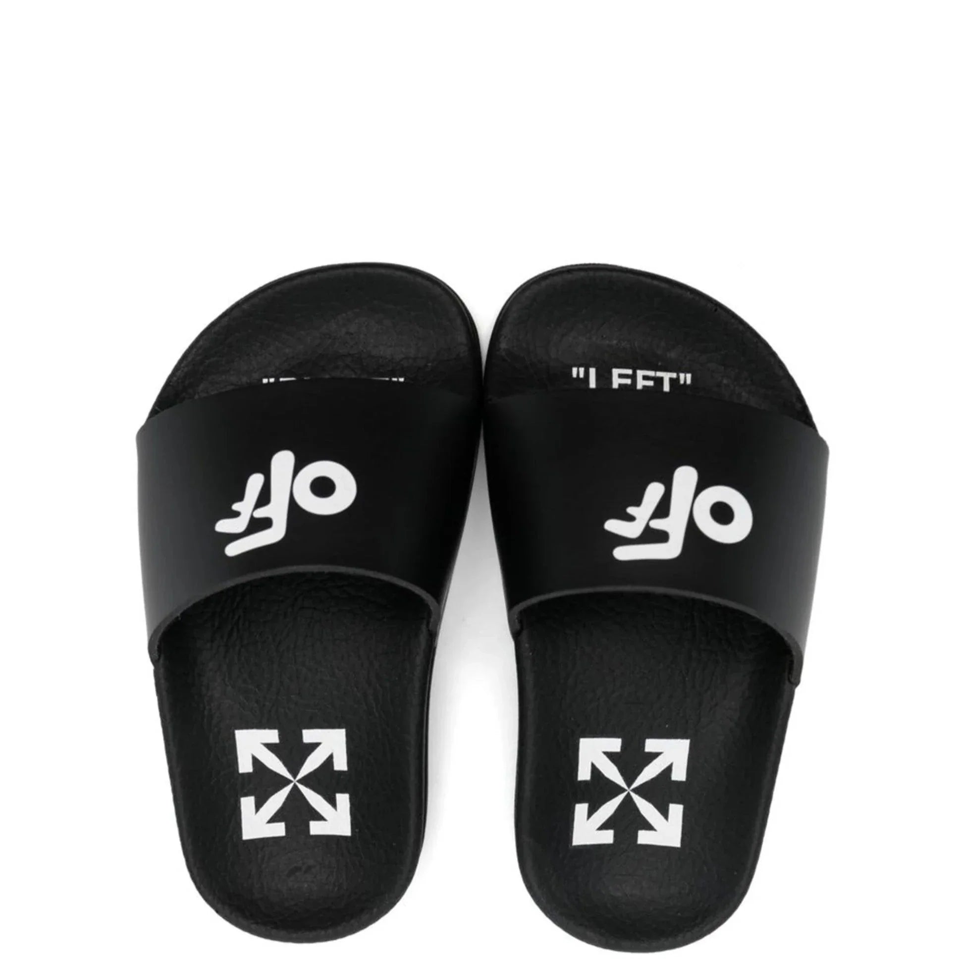 Kids Off-White Pool Sliders