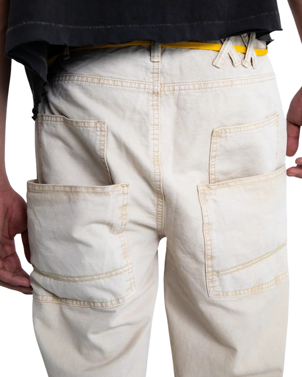 OVERDYED PAINTER PANT BIEGE