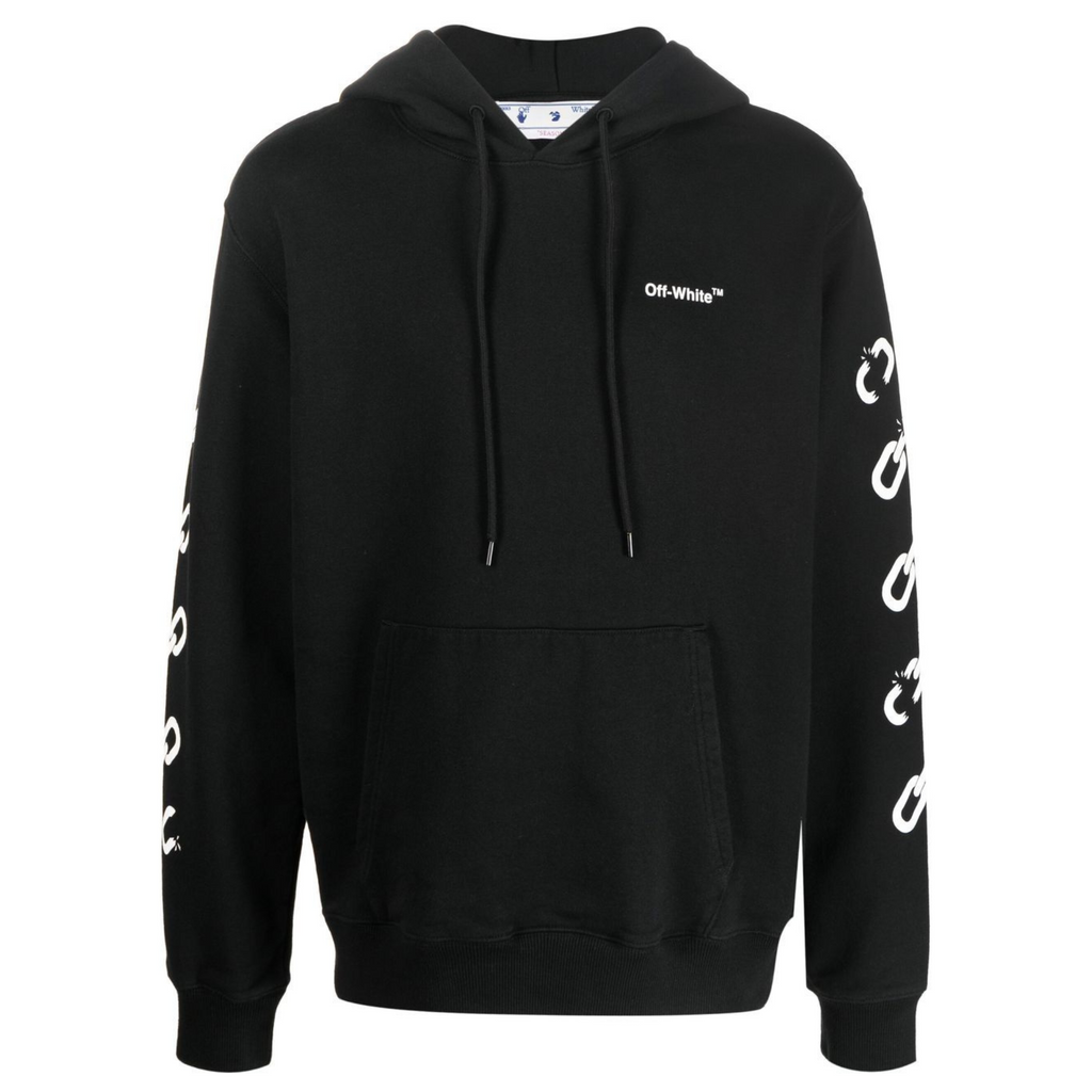 Off-White Chain Hoodie - Black