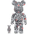 BEARBRICK X KEITH HARING #8 400% & 100% SET