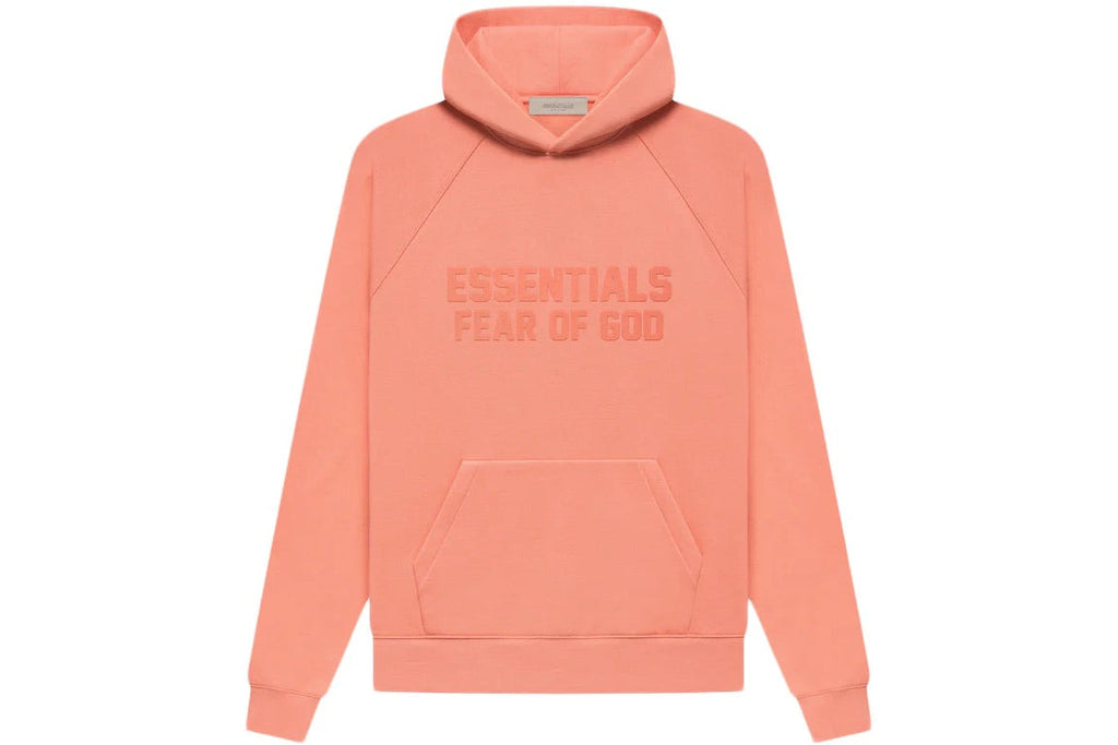 ESSENTIALS FOG HOODIE CORAL