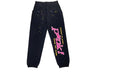SP5DER P*NK (V1) SWEATPANTS BLACK