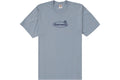 SUPREME WARNING TEE DUSTY BLUE
