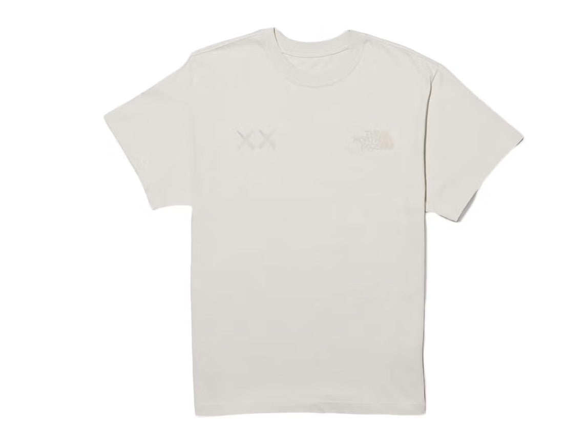 KAWS X THE NORTH FACE T-SHIRT MOONLIGHT IVORY