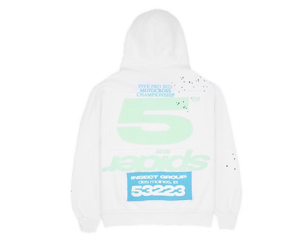 SP5DER ADULT HOODIE  EGG SHELL