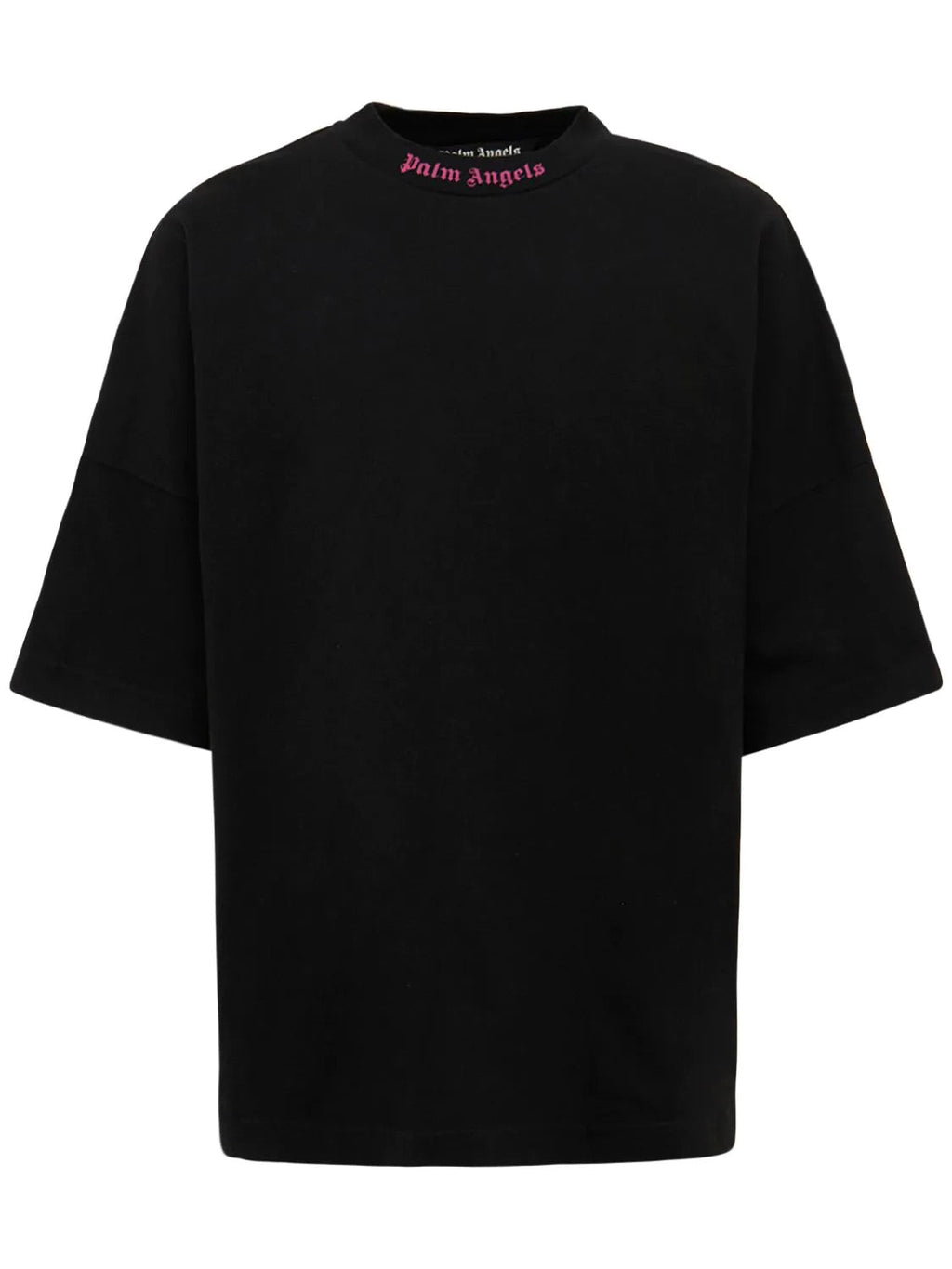 PALM ANGELS LOGO OVER TEE  FUCHSIA