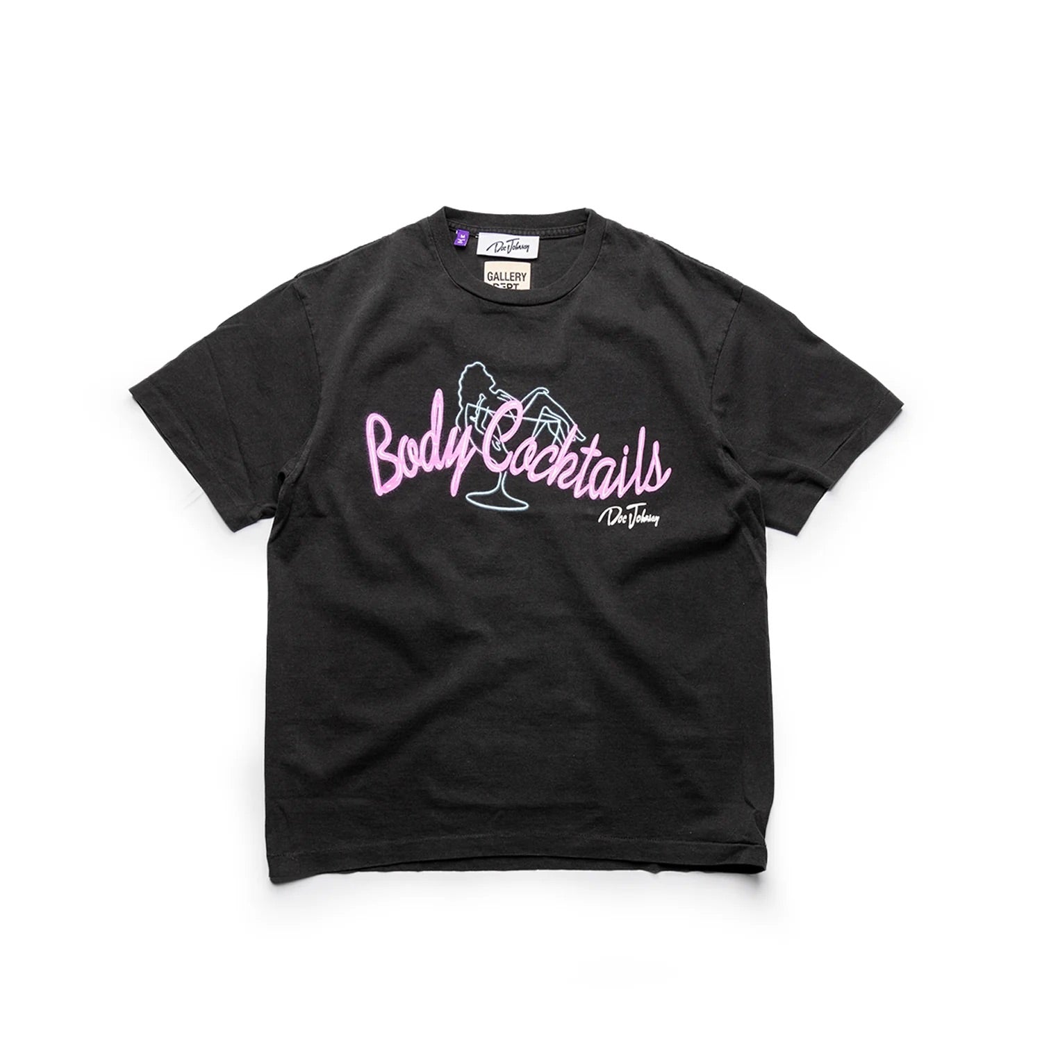 GALLERY DEPT BODY COCKTAILS TEE BLACK