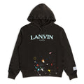 GALLERY DEPT X LANVIN HOODIE WASHED BLACK