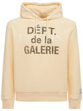 GALLERY DEPT X LANVIN WASHED COTTON RELAXED HOODIE BEIGE (W)