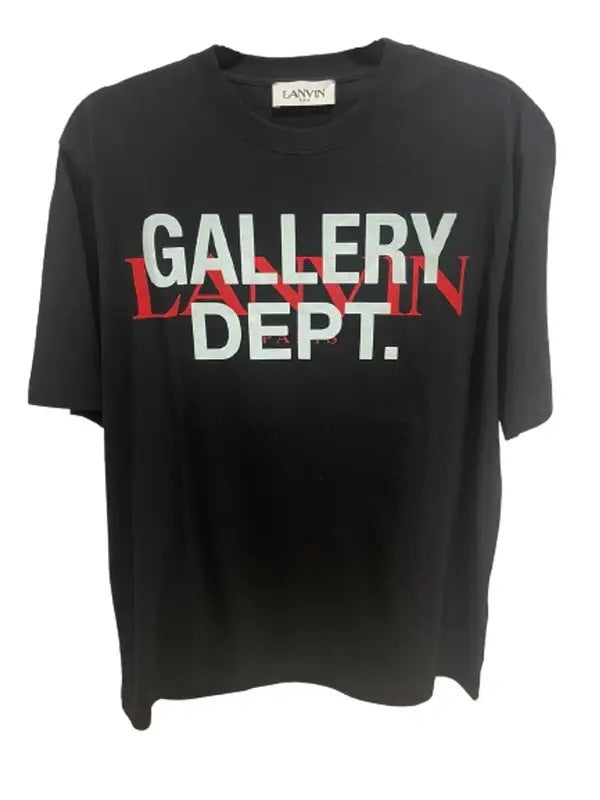GALLERY DEPT X LANVIN T-SHIRT BLACK