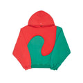ERL SPIRAL HOODIE RED / GREEN