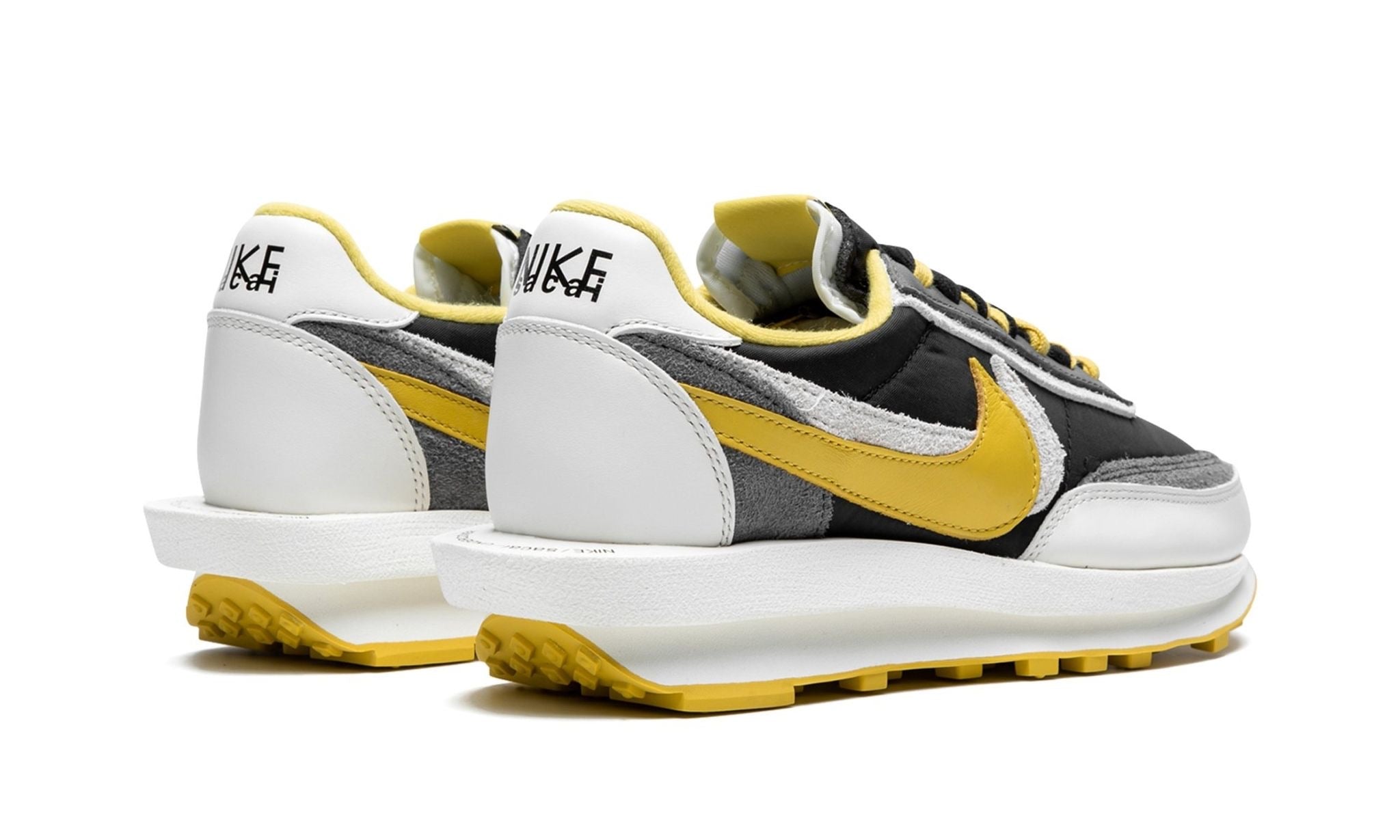 NIKE LD WAFFLE X SACAI UNDERCOVER BLACK BRIGHT CITRON