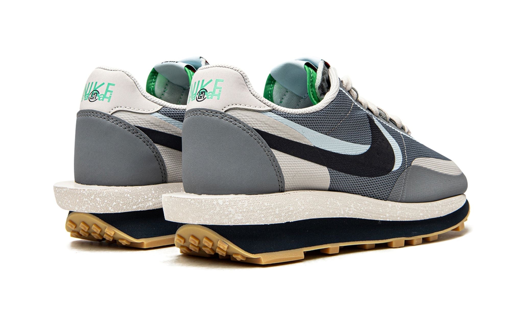 NIKE LD WAFFLE X SACAI CLOT KISS OF DEATH 2 COOL GREY