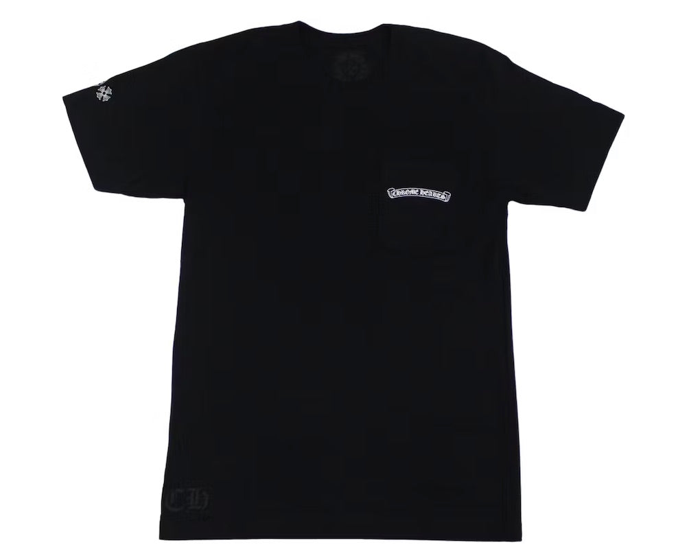 CHROME HEARTS EYE CHART DAGGER T-SHIRT BLACK