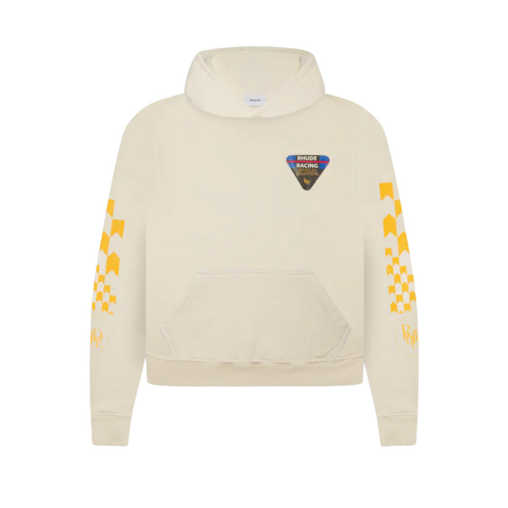 RHUDE WORLD CHAMPION HOODIE CREAM
