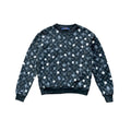 LOUIS VUITTON BLACK AND POLKA DOT CREWNECK