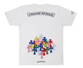 CHROME HEARTS MULTICOLOR SCRIPT CROSS T-SHIRT WHITE