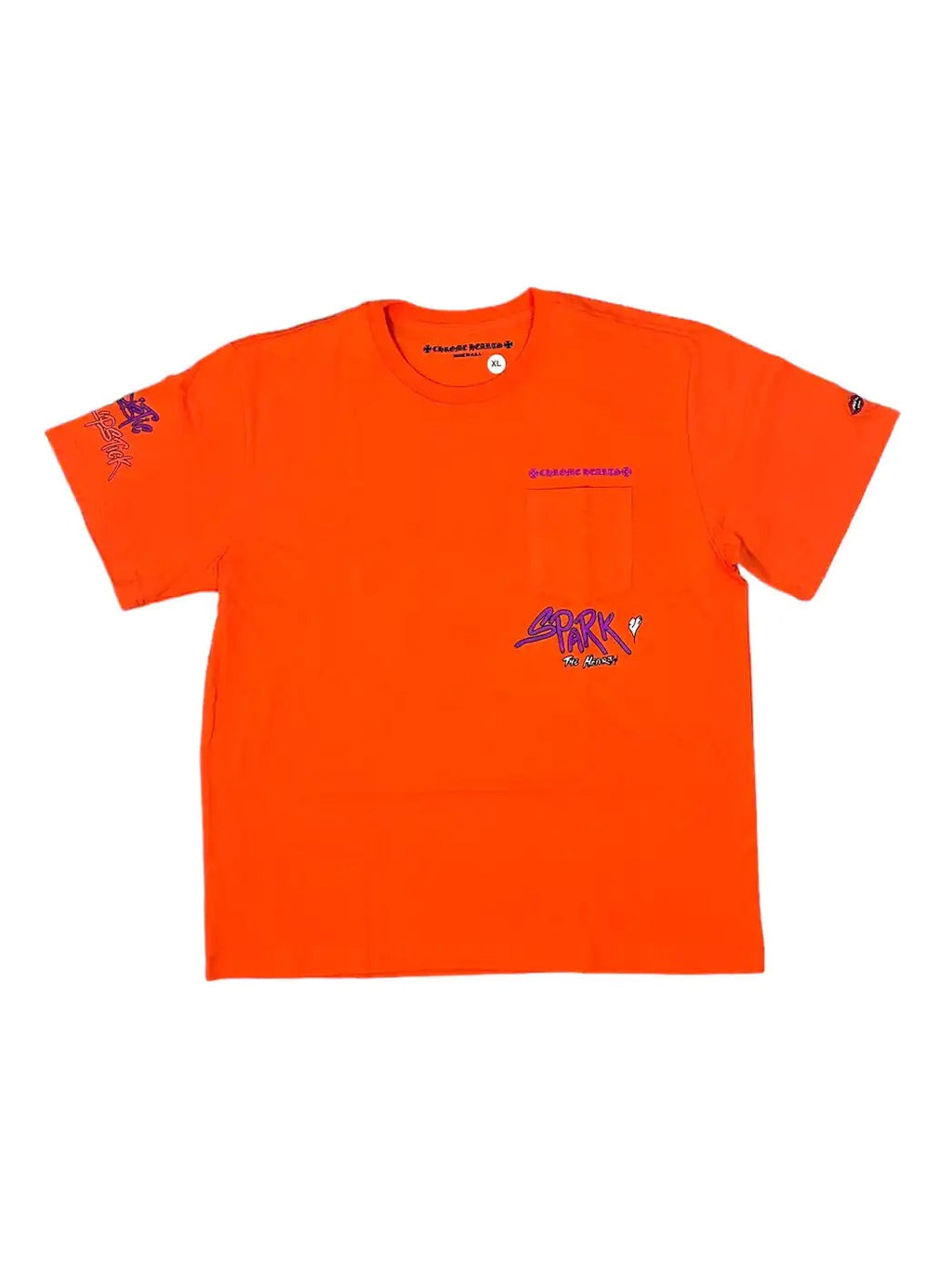 CHROME HEARTS MATTY BOY SPARK T-SHIRT RED
