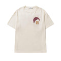 RHUDE MOUNTAIN LOGO TEE CREAM