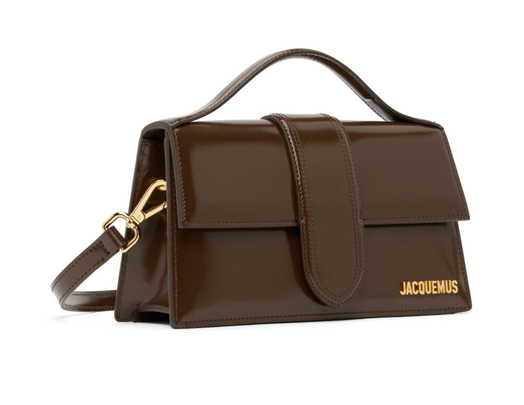 JACQUEMUS LE GRAND BAMBINO BAG BROWN