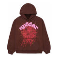 SP5DER OG WEB HOODIE BROWN