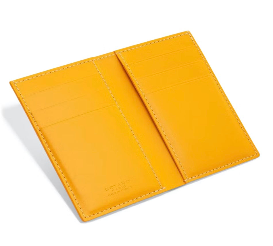 GOYARD CARD WALLET YELLOW