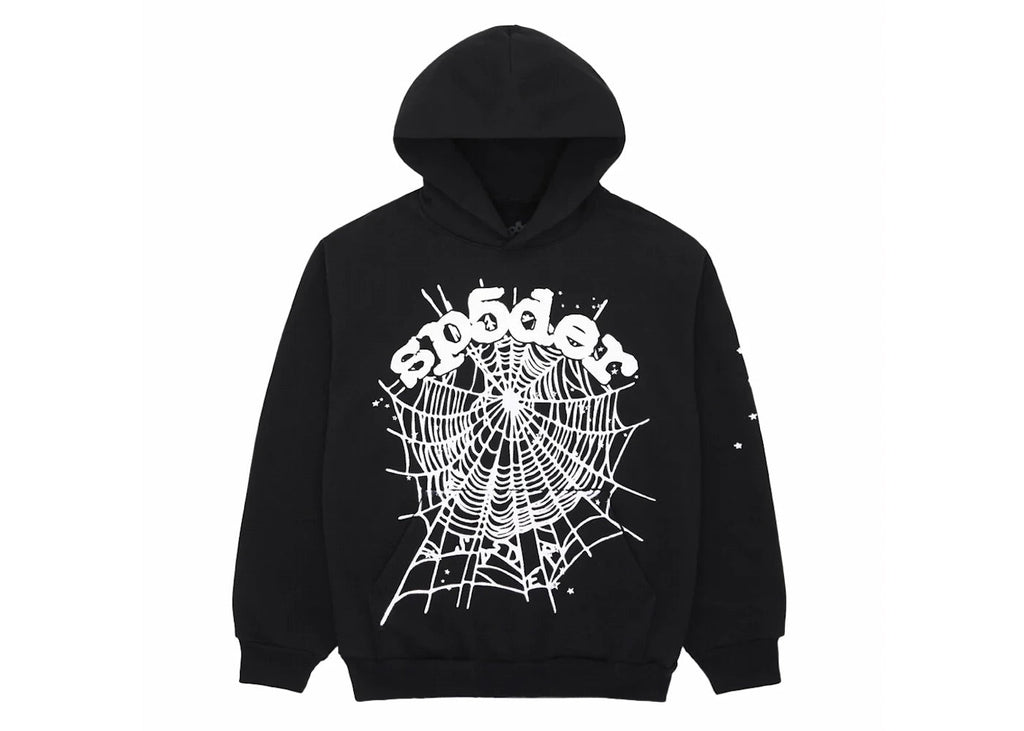 SP5DER OG WEB HOODIE BLACK