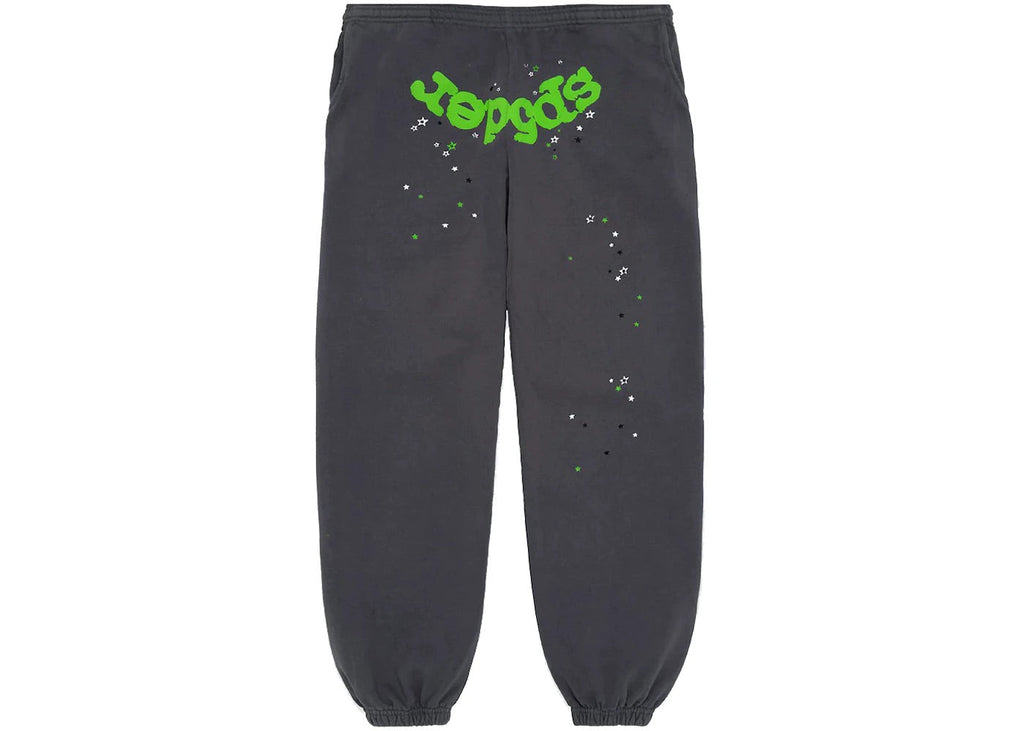 SP5DER WAIT WEB SWEATPANTS SLATE GREY