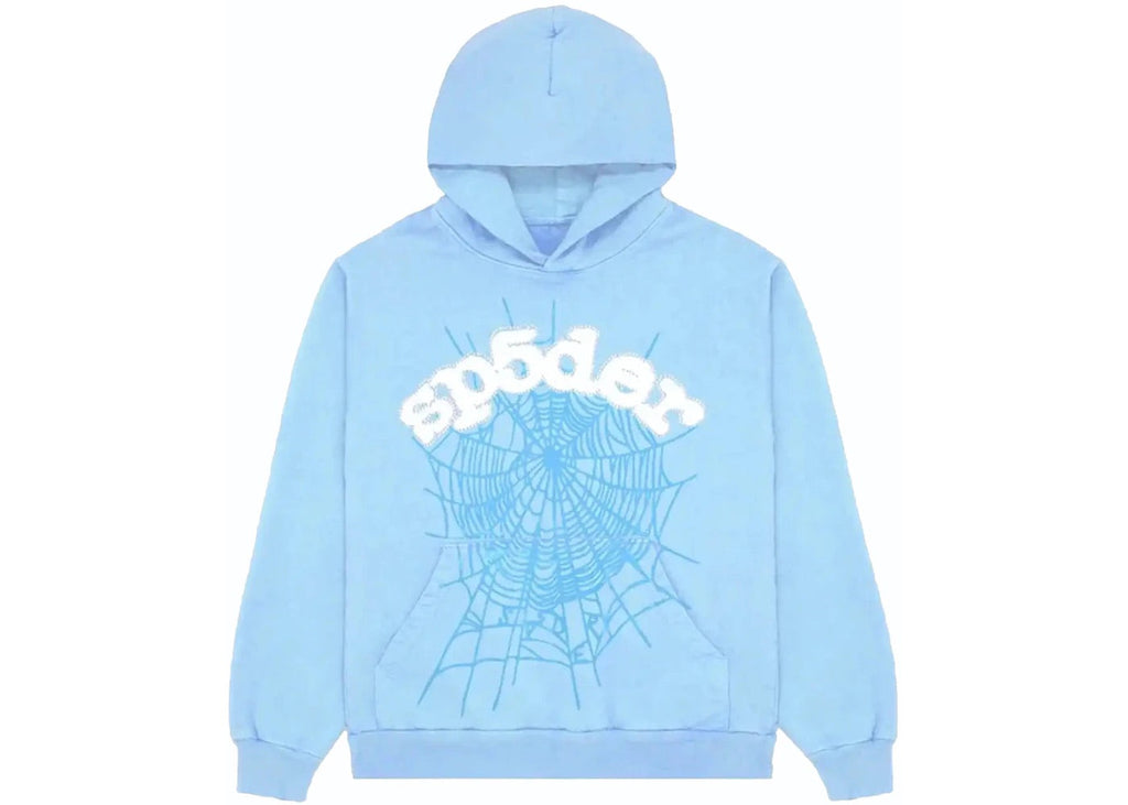 SP5DER OG WEB HOODIE SKY BLUE